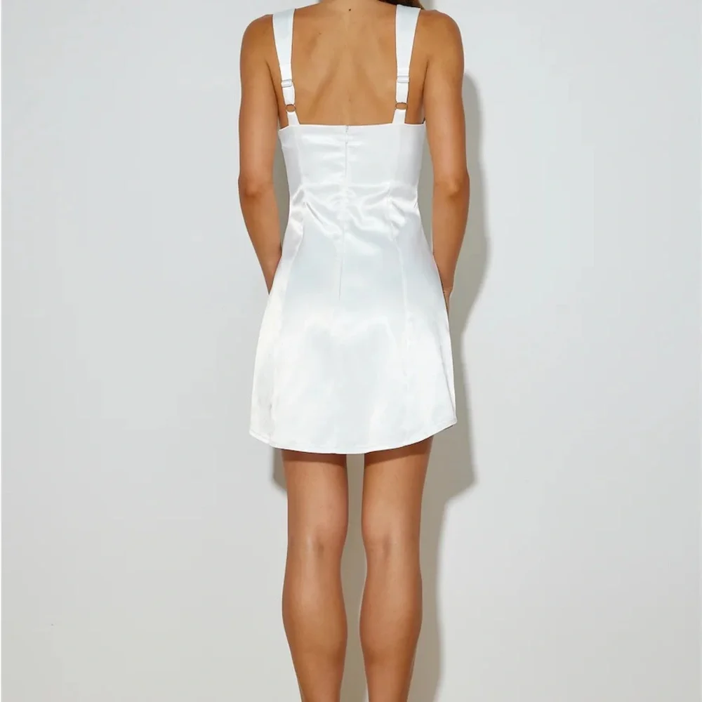 Hello Molly Ladylike Mini Dress - White, Large - Picture 3 of 3